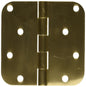 Baldwin 1140033I Radius Mortise Hinge, Vintage Brass - One each