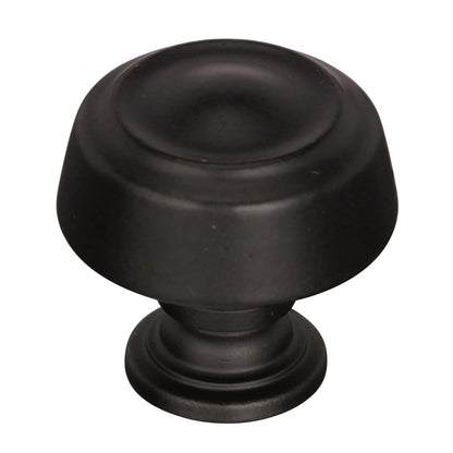 Amerock BP53700BBR Kane Cabinet Knob Black Bronze 1-3/16" Diameter