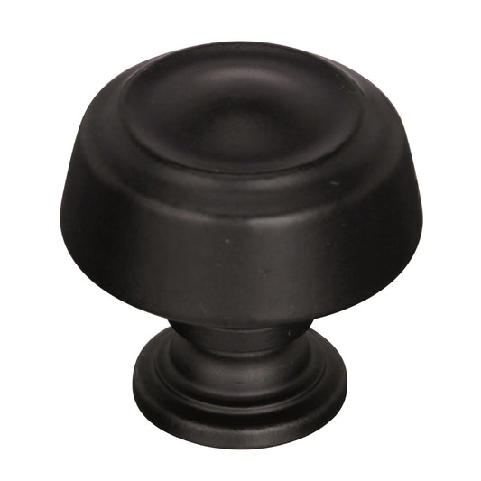 Amerock BP53700BBR Kane Cabinet Knob Black Bronze 1-3/16" Diameter