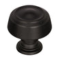 Amerock BP53700BBR Kane Cabinet Knob Black Bronze 1-3/16" Diameter