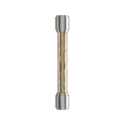 Amerock BP37537G10 Lazzara 3-3/4" C2C Hammered Bar Cabinet Pull - Satin Nickel