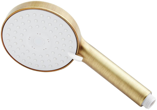 Signature HW SHHS4110GAGBR Round Paddle Multi Function Hand Shower-Aged Brass