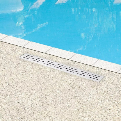 Signature Hardware Effendi 24" Outdoor Linear Shower Drain - Polished SS