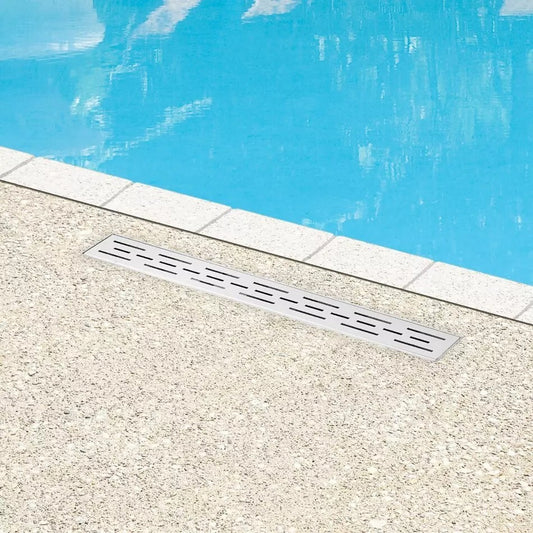 Signature Hardware Effendi 24" Outdoor Linear Shower Drain - Polished SS