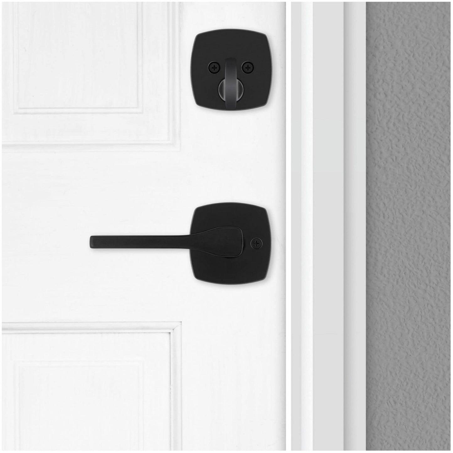 Kwikset 971TPLMDT-15 Single Cylinder Interior Tripoli Lever Trim Satin Nickel