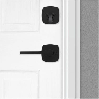 Kwikset 971TPLMDT-15 Single Cylinder Interior Tripoli Lever Trim Satin Nickel