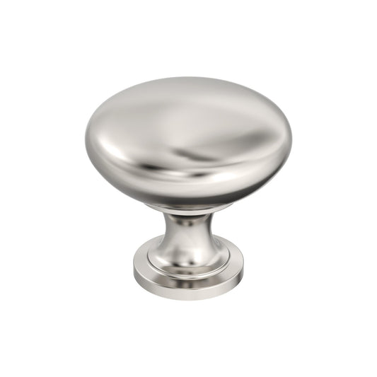 Amerock BP53005PN Edona 1-1/4" Dia Polished Nickel Cabinet Knob