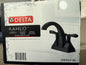 Delta 25841LF-BL Kahlo Matte Black Centerset Bathroom Faucet