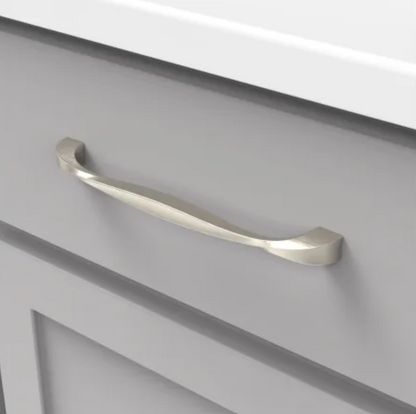 Hickory H076019-14 - Twist 7-9/16" Center to Center Drawer pull- Polished Nickel