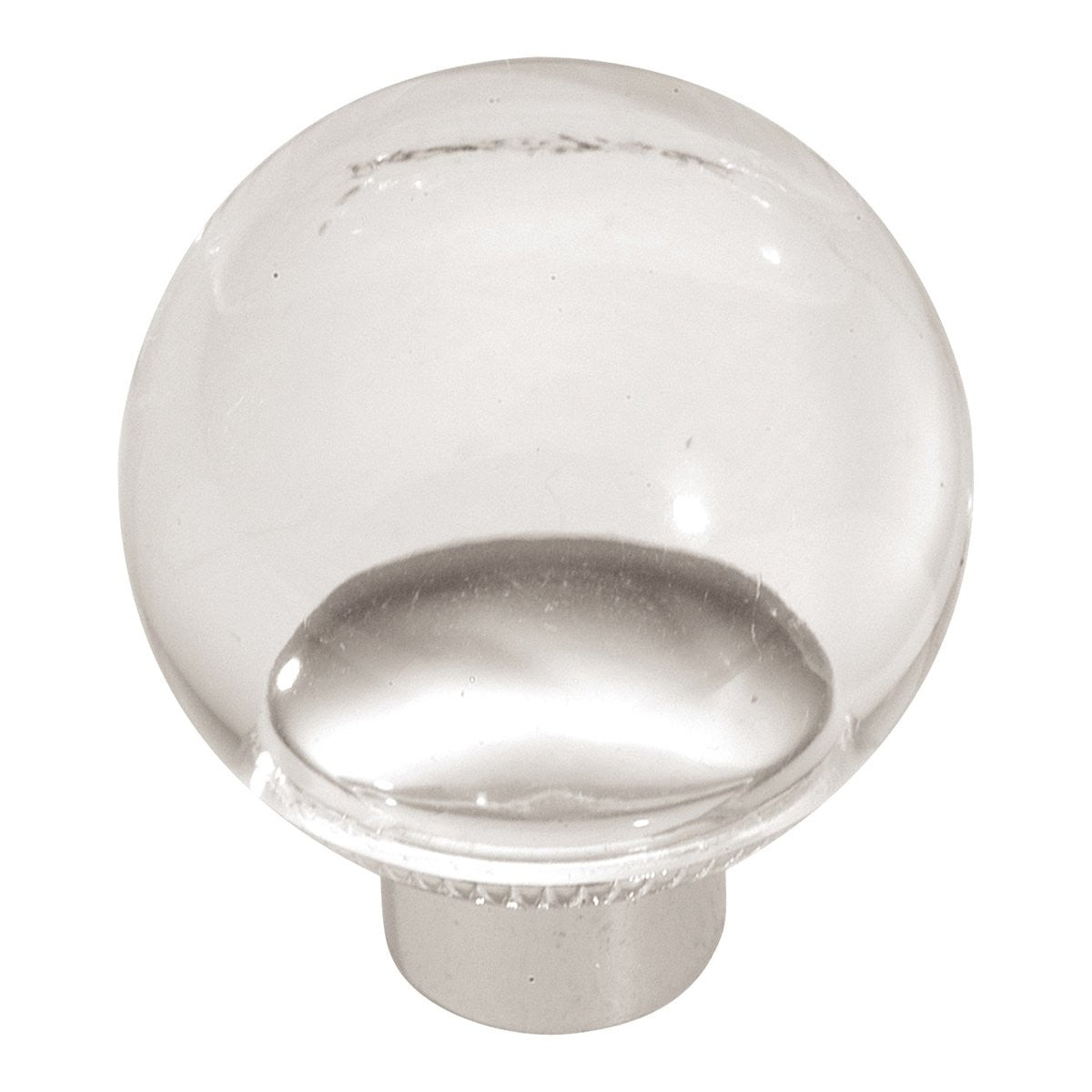 Hickory Hardware P705-LU Crystal Cabinet Knobs 1-3/16 Inch Diameter, Lucite