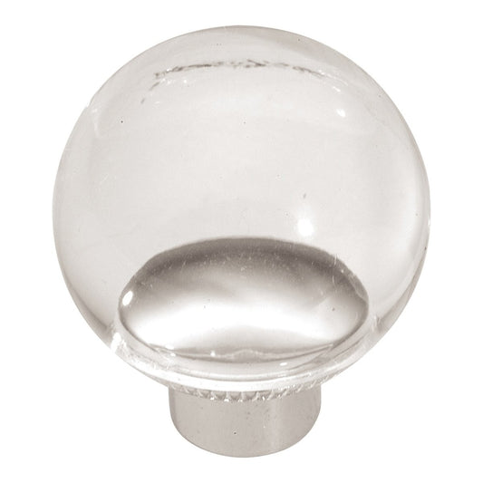 Hickory Hardware P705-LU Crystal Cabinet Knobs 1-3/16 Inch Diameter, Lucite