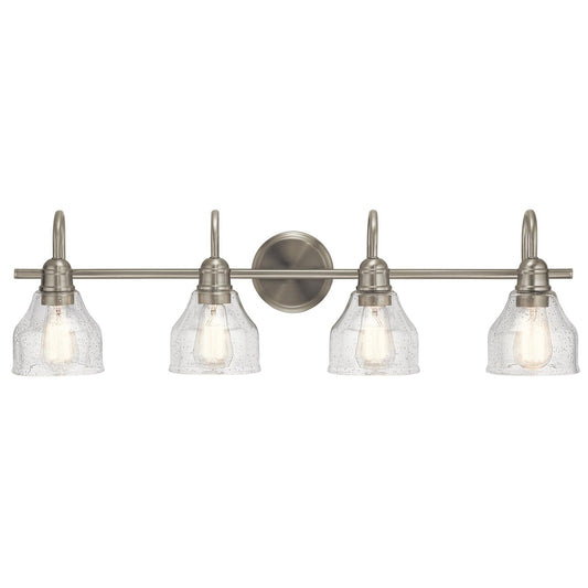 Kichler Avery 33.25" Vanity Bath Light in Brushed Nickel, 45974NI