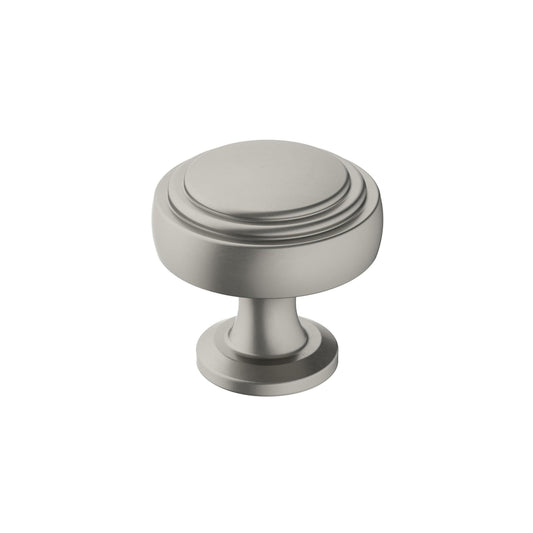Amerock Cabinet Knob Satin Nickel 1-1/4" Diameter Winsome BP36765G10