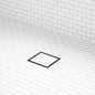 Signature Hardware - 8" Cohen Square Tile-In Shower Drain, Matte Black