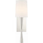 Crystorama Sconce Trenton 1 Light Polished Nickel