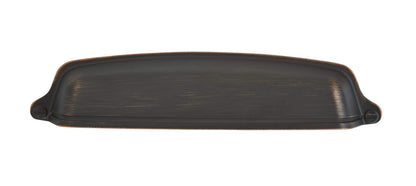 Amerock Cabinet Cup Pull Oil Rubbed Bronze 5-1/16 inch 128 mm Center-to-Center