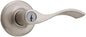 Kwikset 405BL Balboa Reversible Entrance Door Leverset - Satin Nickel