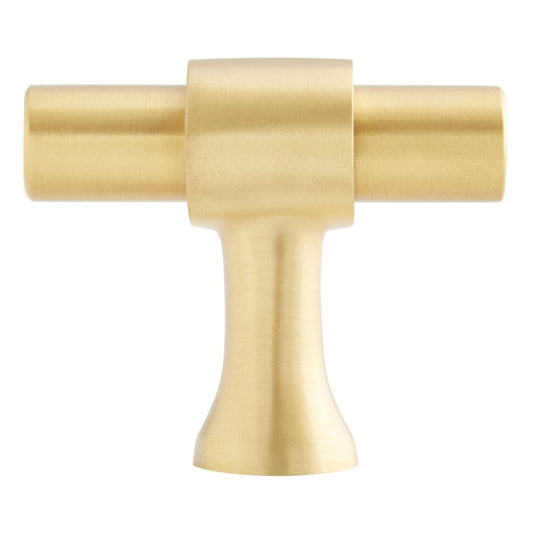 Signature Hardware SH553065PBS Strasbourg 1-3/4" Cabinet T-Knob - Polished Brass
