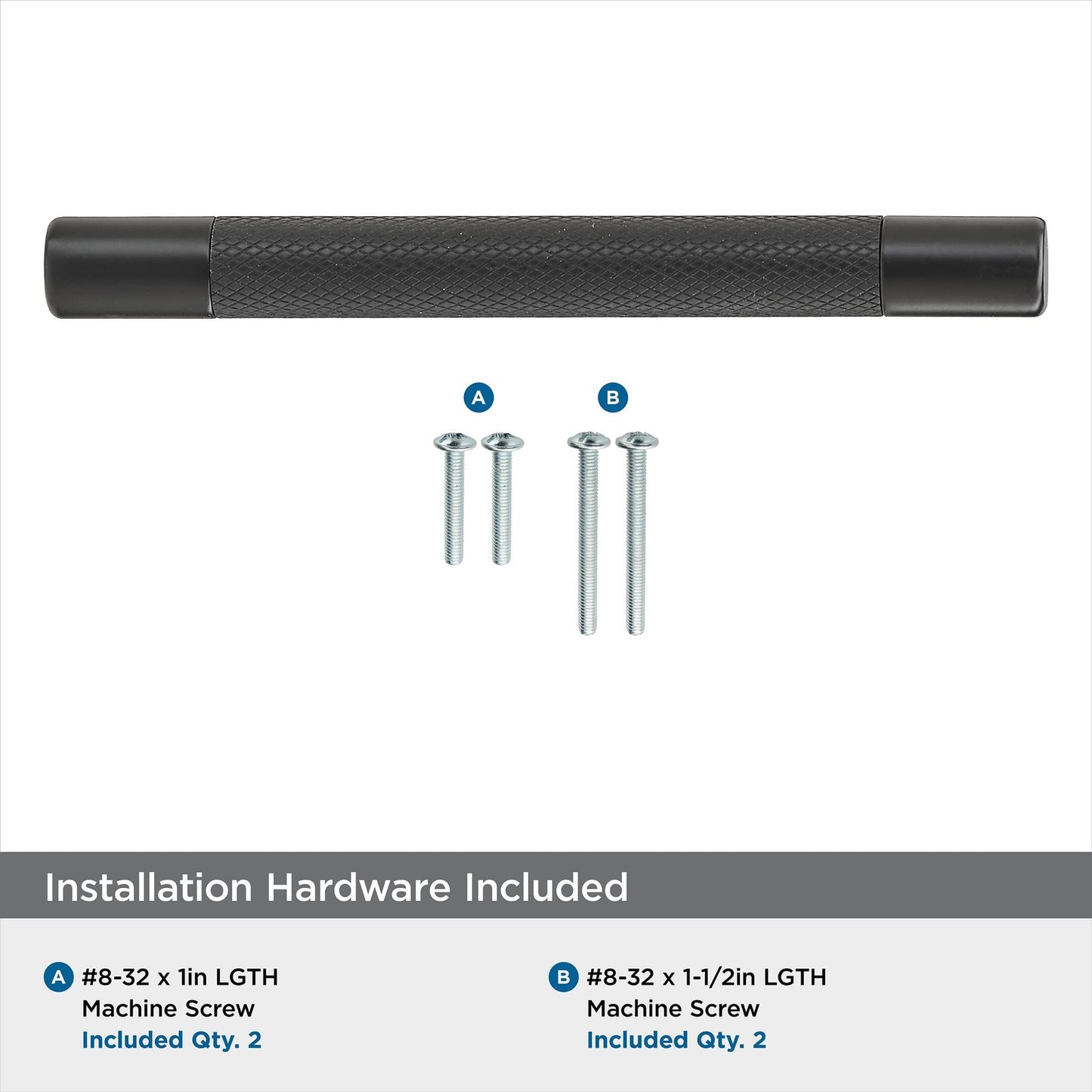 Amerock BP36558BBR Bronx Kitchen Cabinet Pull Black Bronze 5-1/16" C2C