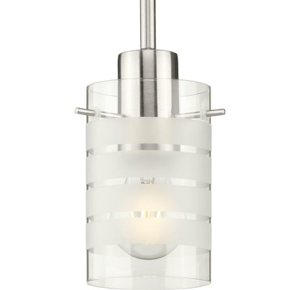 Progress Lighting P5158-09 Traditional Three Foyer Pendant Nickel, Silver Finish