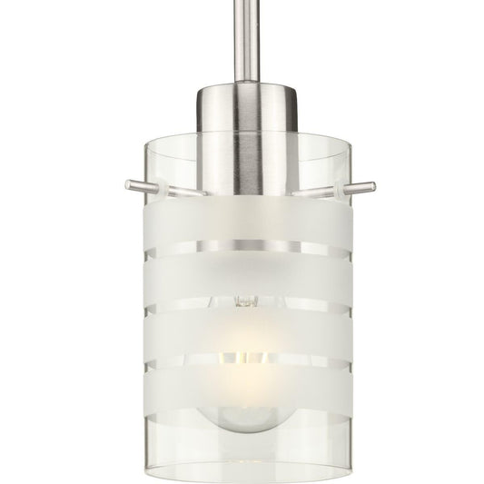 Progress Lighting P5158-09 Traditional Three Foyer Pendant Nickel, Silver Finish