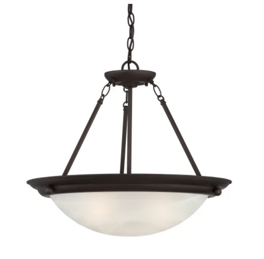 Volume Lighting Lunar 3 Light 22" Wide Pendant / Semi-Flush Ceiling Fixture