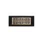 Signature Hardware - Burrel Two-Tone Brass Floor Register - Black/Antique Brass