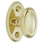 Baldwin 6732.031 Entrance Lock w/Backplate for 2-1/4" Doors, Non-Lacquered Brass