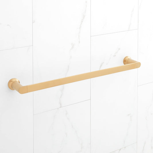 Signature Hardware 953657-24 Berwyn 24" Towel Bar - Brushed Gold