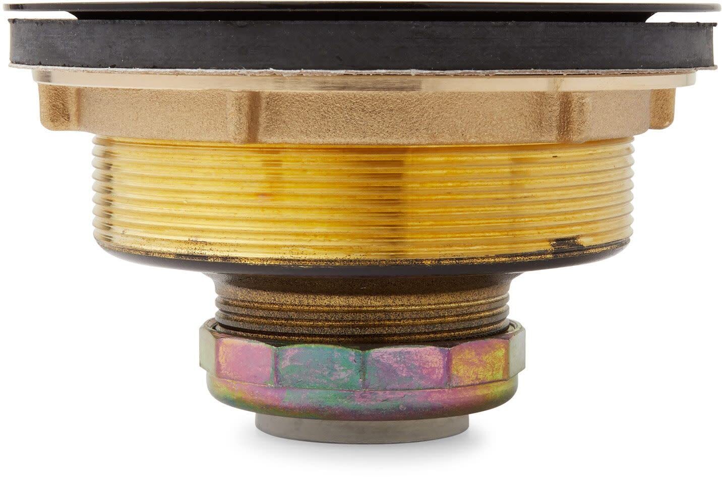 Signature Hardware SH171BG 4-1/2" Basket Strainer with Tailpiece - Brushed Gold