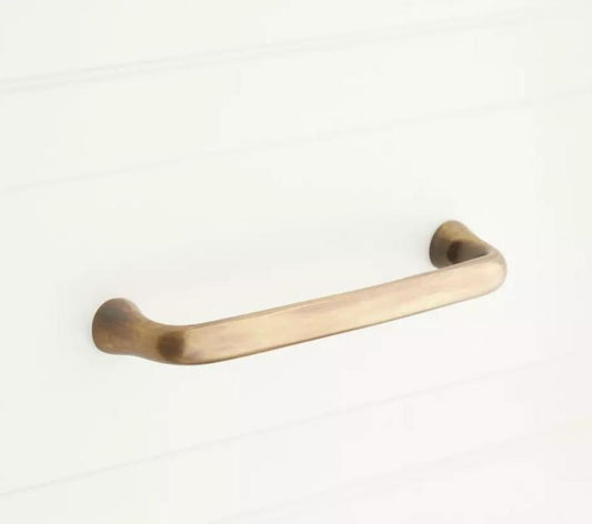 Signature Hardware 5-1/8" Orvin Brass Cabinet Pull - Antique Brass