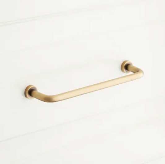 Signature Hardware SH551089AB Sidra 6-1/4" C2C Handle Cabinet Pull-Antique Brass
