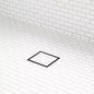 Signature Hardware - 4" Cohen Square Tile-In Shower Drain - Matte Black