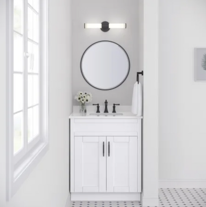 Millennium Lighting 2220 Trumann 2 Light 18" W LED Bath Bar Black Finish