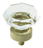 Amerock Bp55268-Cbbz Knob Traditional Classic 1-1/4in Crystal/Gold Champagne