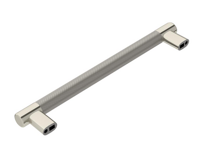 Amerock - ESQUIRE Cabinet Pull - 8" center-to-center - Polished Nickel/SS