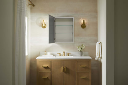 KOHLER K-55062-NA Embark Medicine Cabinet Adjustable Mirrored Door 20x26"