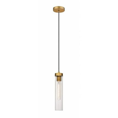 Z-Lite 740P-RB Beau Pendant, 1-Light 60 Watts, Rubbed Brass