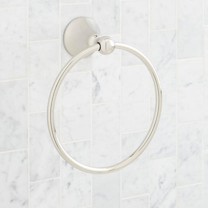 Signature Hardware SH555048ORB Traditional 6-7/8" Towel Ring - Oil Rubbed Bronze