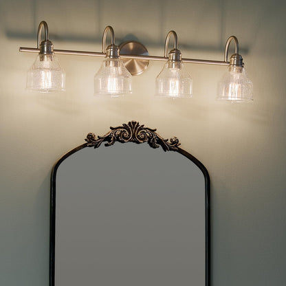 Kichler Avery 33.25" Vanity Bath Light in Brushed Nickel, 45974NI