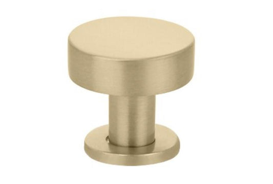 Emtek 1 1/4" Diameter Cadet Knob in Satin Brass