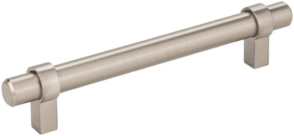 Jeffrey Alexander 5128SN Key Grande 6.62 in Bar Cabinet Pull Satin Nickel
