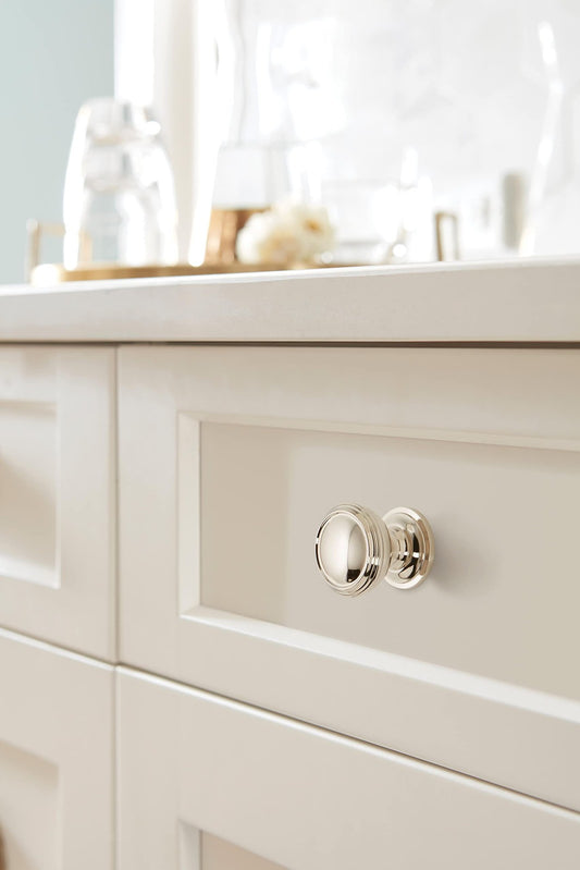 Amerock 55342-PN Revitalize Cabinet Knob Polished Nickel 1-1/4" Diameter