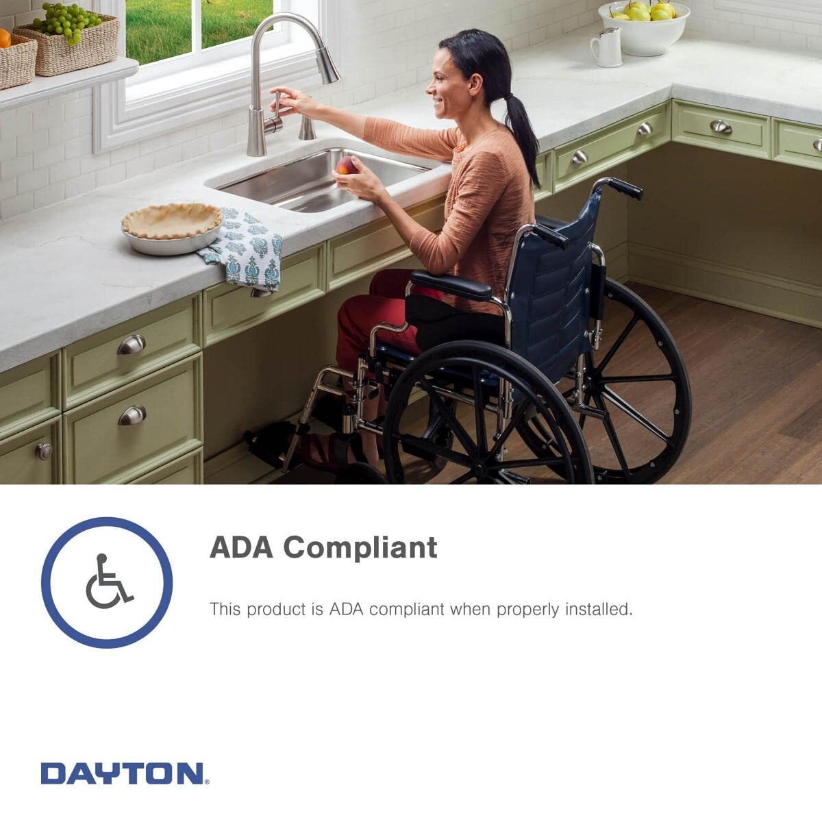 Dayton D233223 Equal Double Bowl Top Mount Stainless Steel Sink