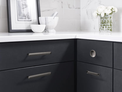 Amerock Cabinet Pull Gunmetal 6-5/16 inch (160 mm) Center to Center Concentric
