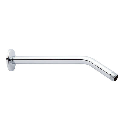 Signature Hardware SH441091BN 8" Standard Shower Arm and Flange - Brushed Nickel