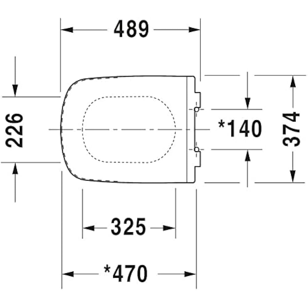 Duravit 0060590000 Durastyle Seat and Cover
