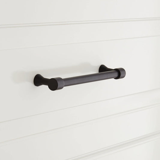 Signature Hardware SH553018BLK Strasbourg 8" C2C Bar Cabinet Pull - Black