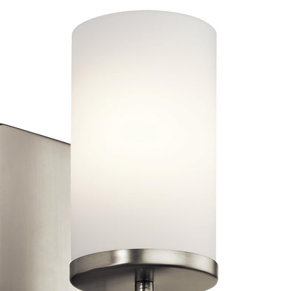 Kichler 45495NI Crosby 9.25" Wall Sconce in Brushed Nickel