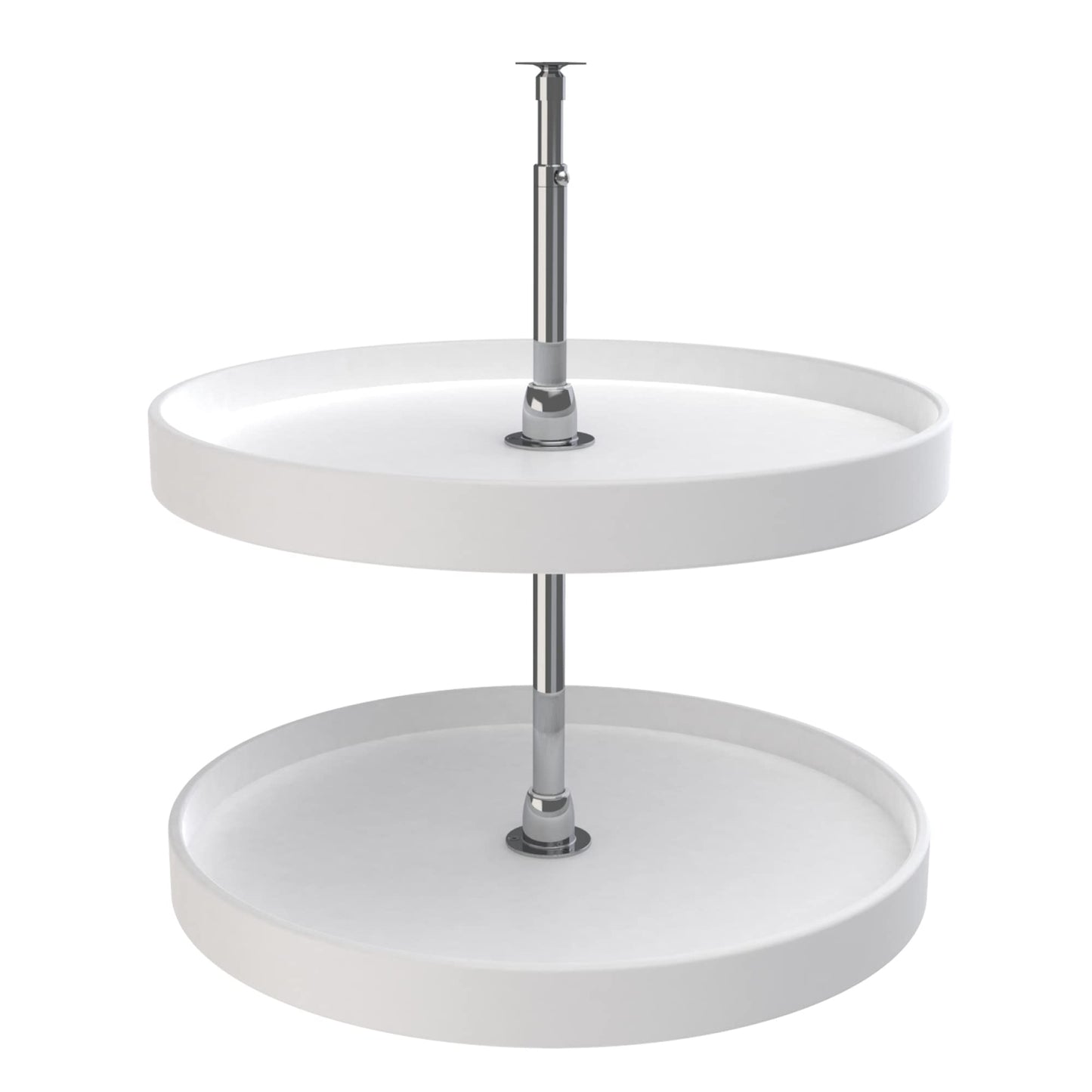 Rev-A-Shelf - 3072-24-11-52 - 24 in. White 2-Shelf Full Circle Lazy Susan Set